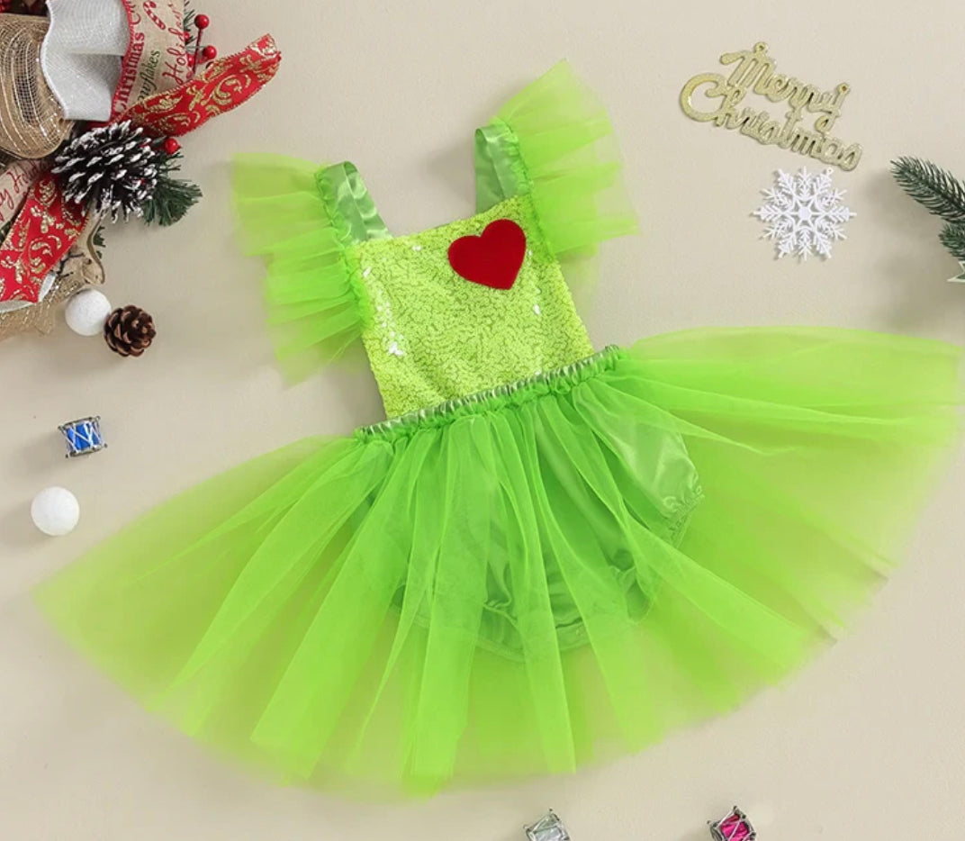 Grinch Christmas Dress