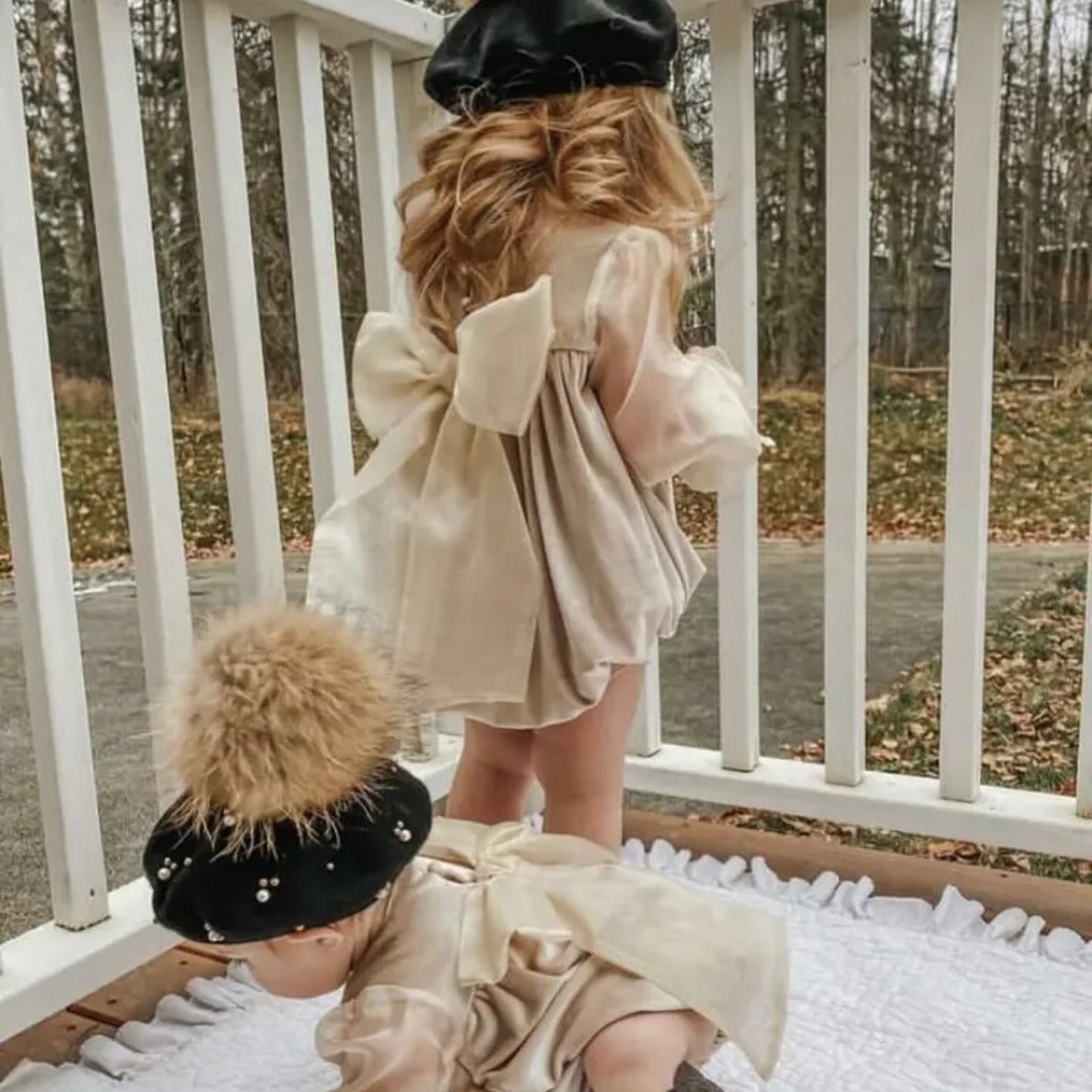 Cream Velvet Romper
