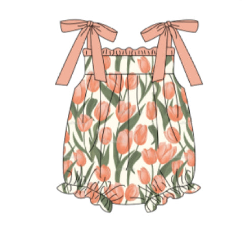 **Pre Order** Pink Impression Tulip Romper