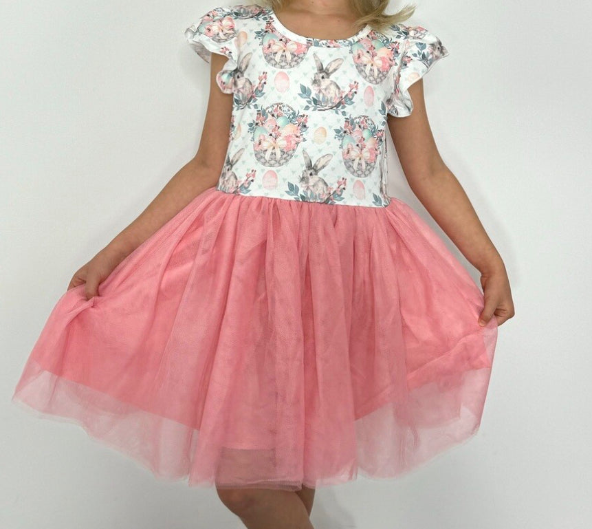 Bunny Basket Tutu Dress