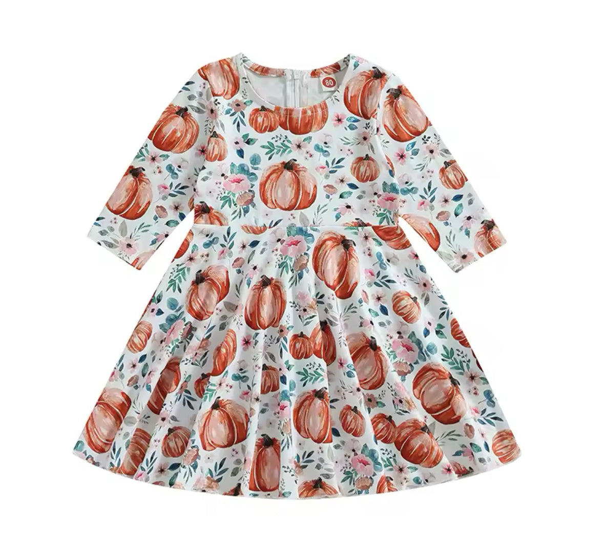 Pumpkin Twirl Dress
