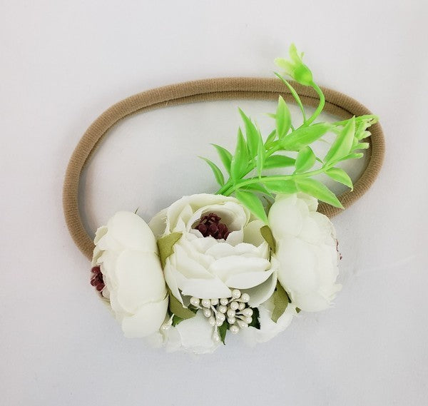 Cabbage Rose Headbands