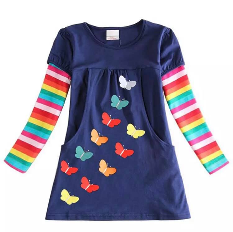 Rainbow Butterfly Dress