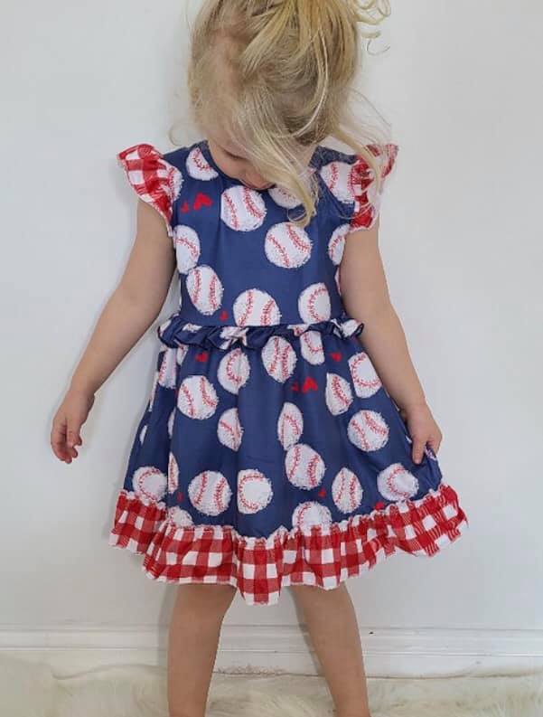 Checkered Baseball Dress