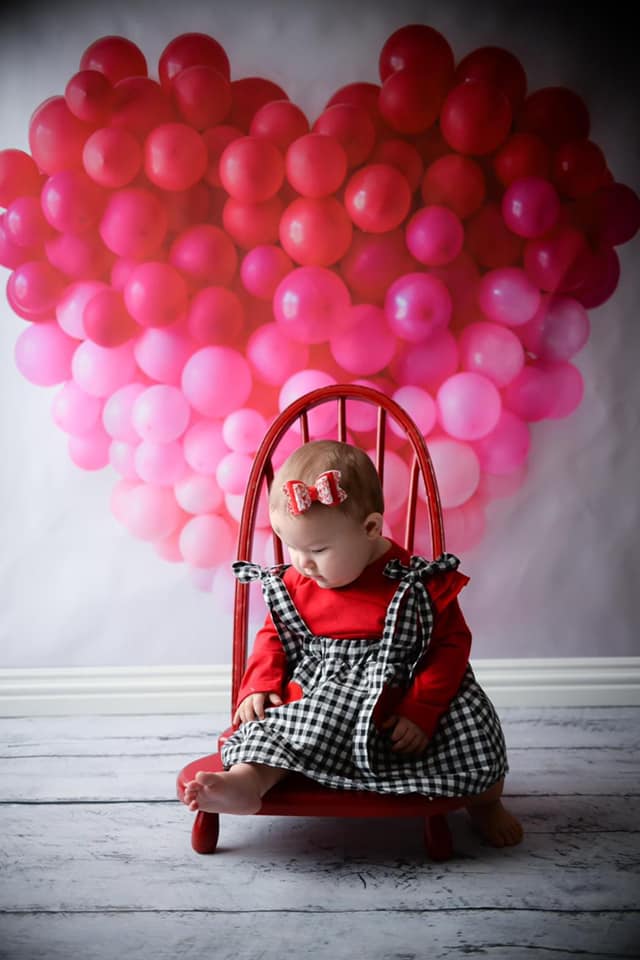 Plaid Hearts Suspender Dress