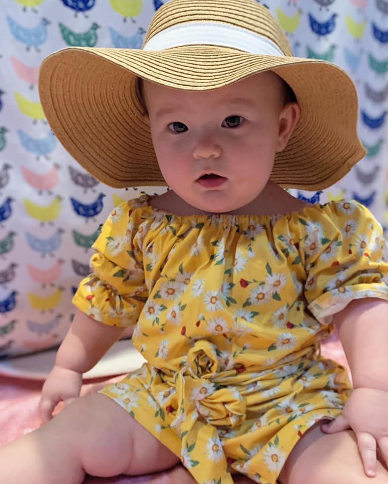 Yellow Daisy Romper