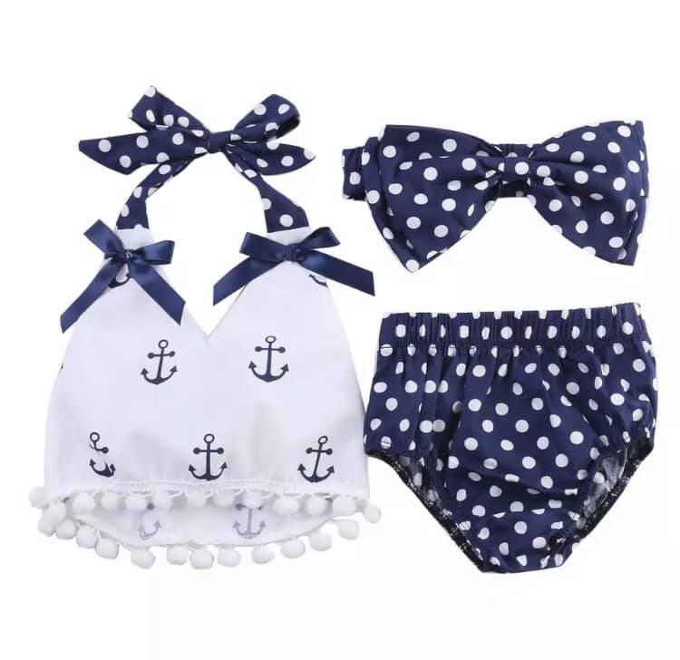 In the Navy Outfit Set