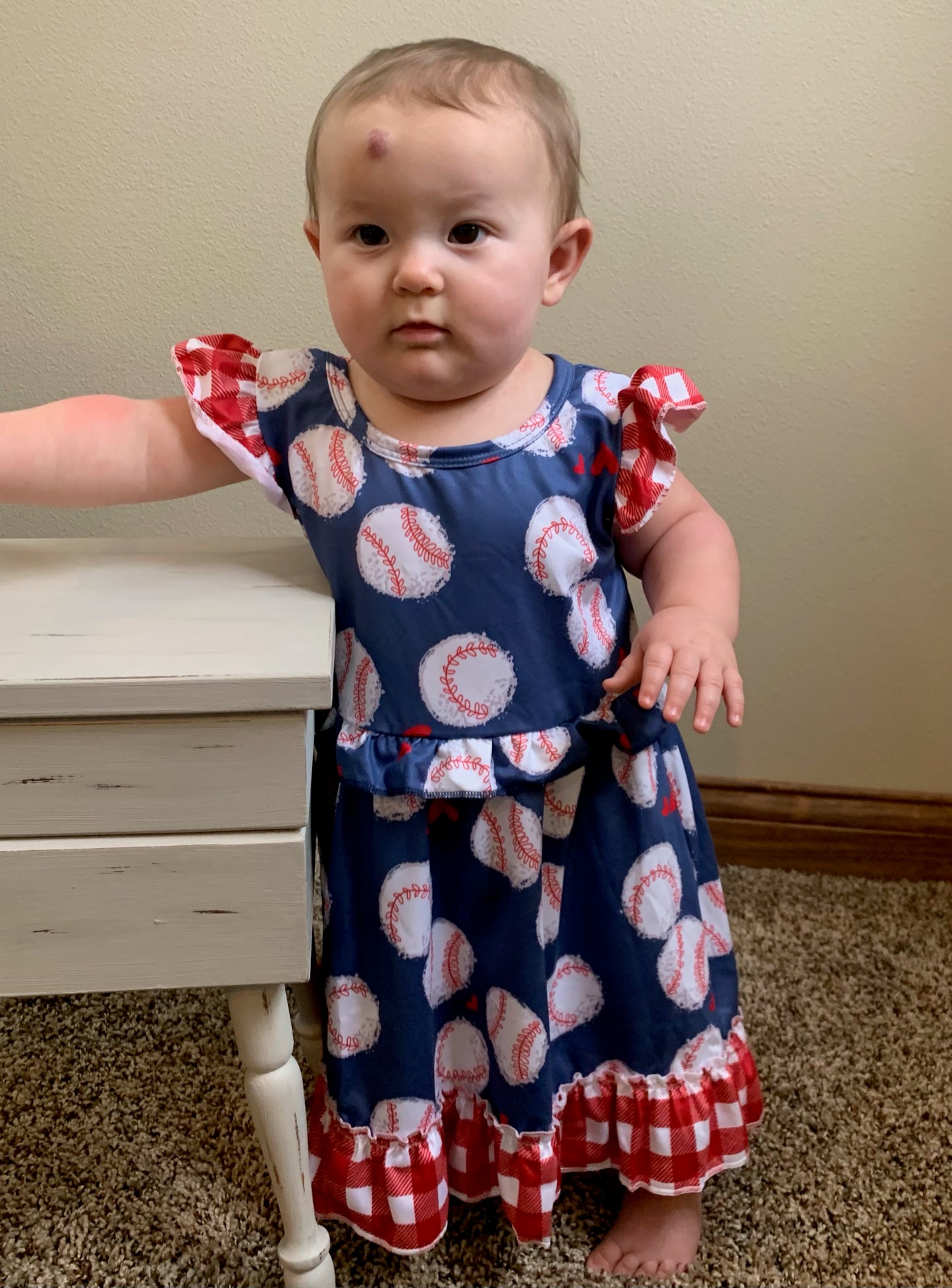 Checkered Baseball Dress