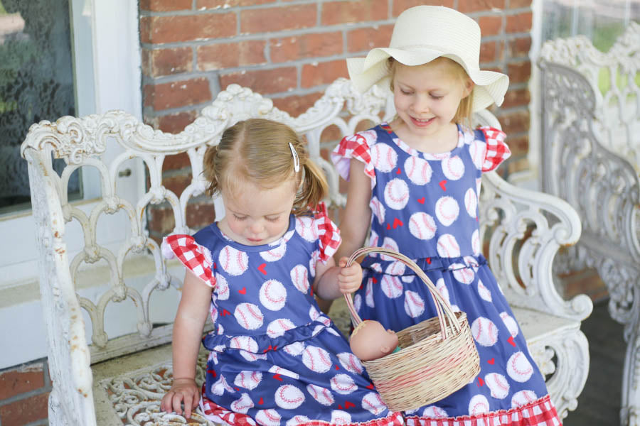 Checkered Baseball Dress