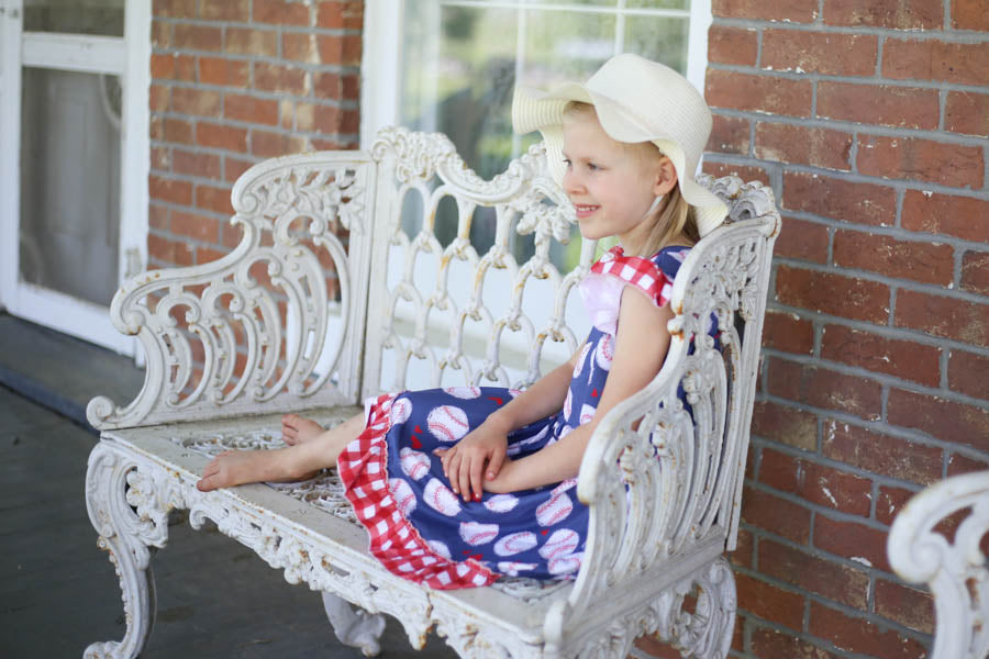 Checkered Baseball Dress