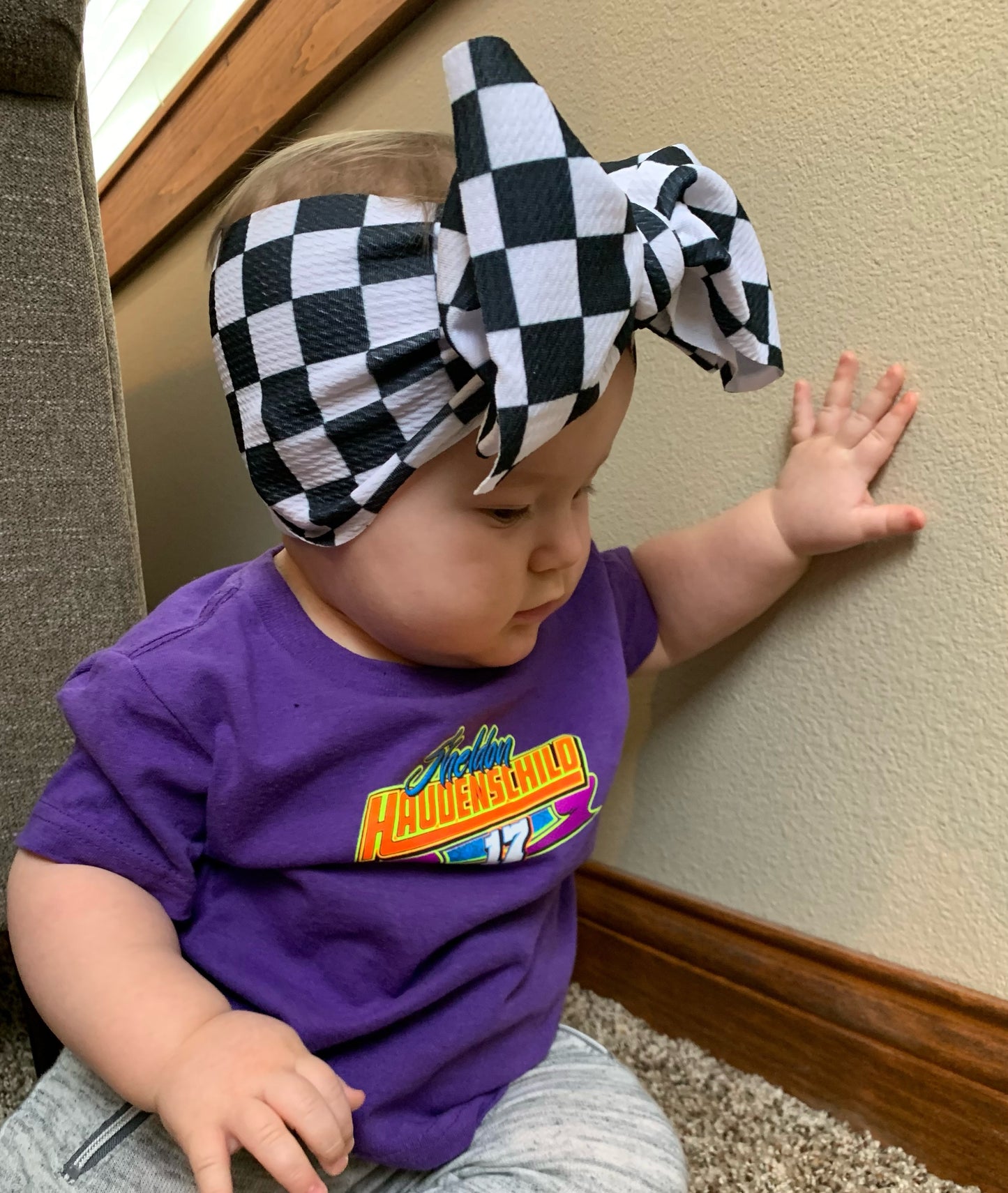 Checkered Flag Headband