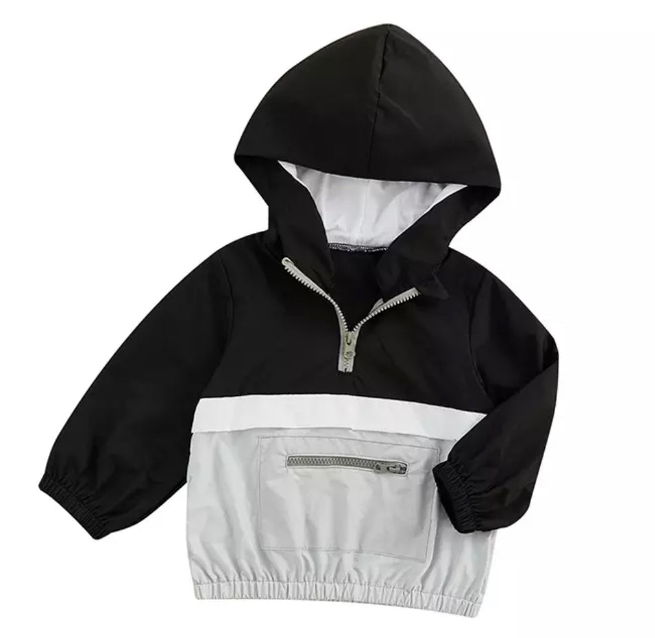 Neutral Colorblock Pullover