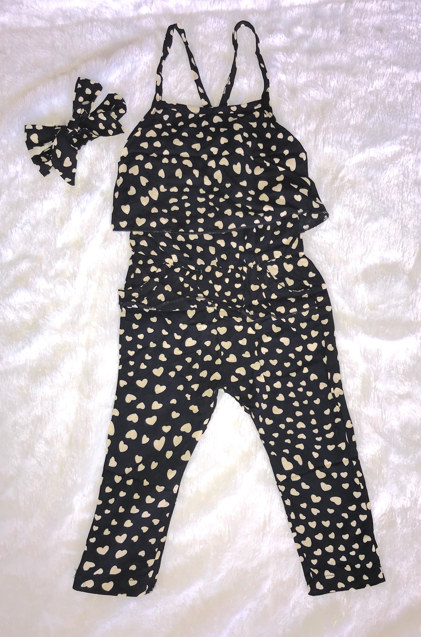 Navy Hearts Jumpsuit