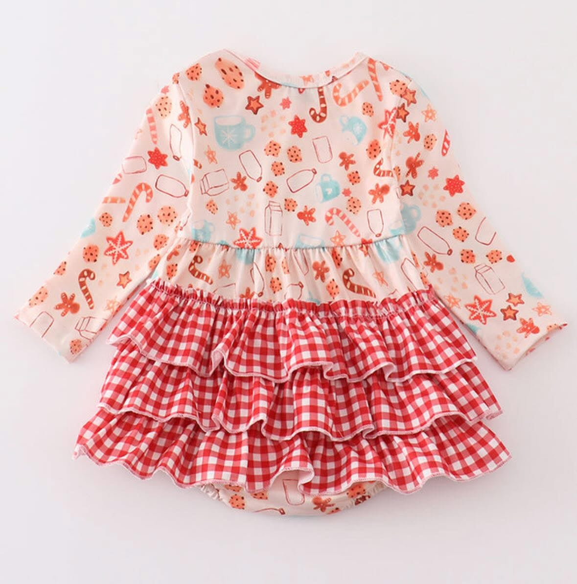 Red Christmas Goodie Bubble Romper