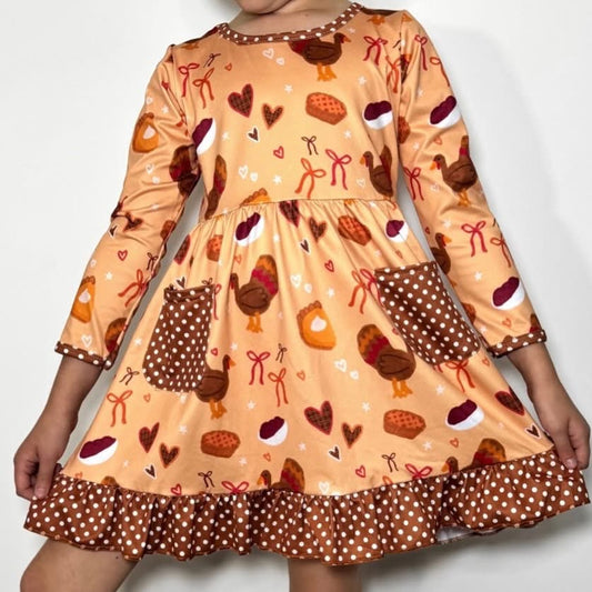 Thanksgiving Coquette Dress