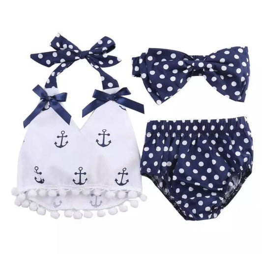 In the Navy Outfit Set