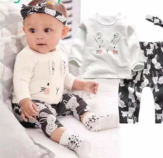 Speckled Bunny Outfit Set