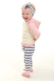 Blush & Stripes Hoodie Set