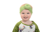 Olive Ruffle Deer Top