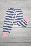 Blush & Stripes Hoodie Set