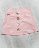 Floral Knot Top w/ Velvet Skirt