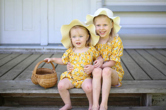 Yellow Daisy Romper
