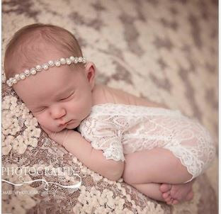 Newborn Lace Romper