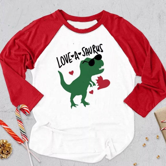 Love-A-Saurus Raglan