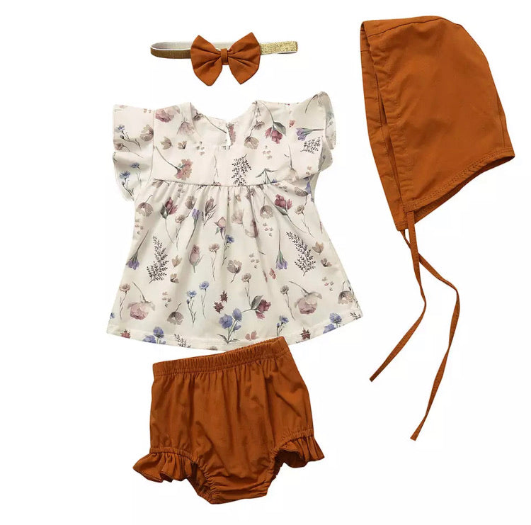 Floral Bloomer Outfit