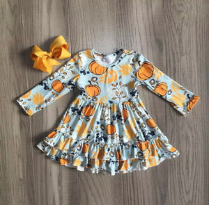 Pumpkins and Acorns Fall Dress