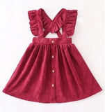Velvet Suspender Dress