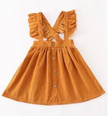 Velvet Suspender Dress